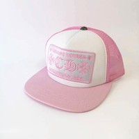 Gorra de Béisbol Bordada con Sánscrito para Parejas, Modelo Cross CH