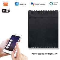 Contrôleur de porte de garage WiFi 12V, module récepteur d'interrupteur d'éclairage intelligent, fonctionne avec Alexa Google Home, commande vocale