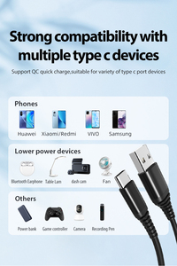 <span class=keywords><strong>Cable</strong></span> <span class=keywords><strong>USB</strong></span> Tipo <span class=keywords><strong>C</strong></span> de 1M 2M, <span class=keywords><strong>Cable</strong></span> <span class=keywords><strong>USB</strong></span> Tipo <span class=keywords><strong>C</strong></span> de Carga Rápida para Xiaomi, Samsung, Huawei, <span class=keywords><strong>Cable</strong></span> de Datos <span class=keywords><strong>USB</strong></span> <span class=keywords><strong>C</strong></span> - Product Image 5