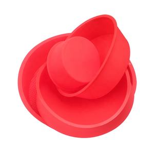 Liquidation 4/6/8/10 pouces ensemble de moules à gâteau en Silicone rond-moules de cuisson antiadhésifs pour <span class=keywords><strong>pain</strong></span> en mousseline de soie bricolage Dessert faisant - Product Image 3