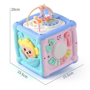 Vente en gros Montessori Classic Cubes d'activités Jouets éducatifs occupés pour enfants, y compris Juguetes Para Baby Learning Cube - Product Image 6