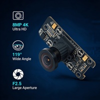 8MP 1080P Global Shutter Yüksek Kare Hızlı USB Kamera Modülü 119 Geniş Açı F2.5 Diyafram UVC Sürücüsüz OTG Endüstriyel Kart