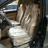 Housses de siège auto universelles, imperméables, transparentes, en plastique transparent