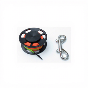 Spot Wholesale 30m Hollow Aluminum Diving Finger Reel Multi Color Salt Water Resistant SMB Dive Spool For Diving - Product Image 4