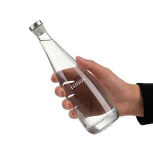 Bouteille en <span class=keywords><strong>verre</strong></span> épais de 330 ml et 500 ml avec bouchon en polymère de haute qualité, réutilisable, vide, pour jus/whisky – Vente en gros - Product Image 3