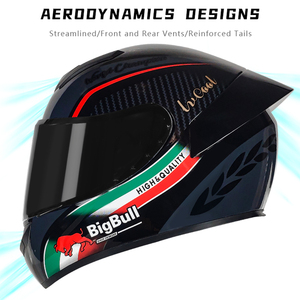 Casco Dot Design popolare Full Face Casco moto vantage Motocross Casco bici elettrica street Riding Casco OEM/ODM Casco - Product Image 6