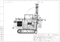 Pile driver solaire photovoltaïque de haute qualité avec norme d'émission Euro V, équipé d'un marteau hydraulique de 100 tonnes pour des performances pleine puissance