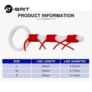 <span class=keywords><strong>Bouchon</strong></span> de ligne de pêche tressé à zéro élasticité résistant à l'abrasion - Product Image 5