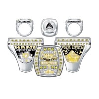 Anillo de Réplica de Campeonato de Baloncesto Personalizado, Anillo Conmemorativo de Aleación Grabado con el Año del Equipo, Joyería Personalizada para Clubes de Liga