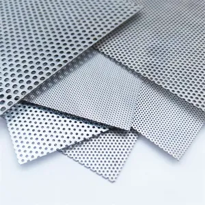 Widely Usage Metal Sheet Decorative Round Punching Screen Hexagonal Hole Perforated Mesh Supplier
