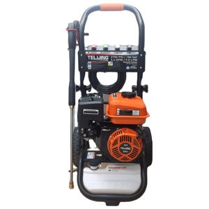 Hidrolavadora de <span class=keywords><strong>Gasolina</strong></span> de Alta Presión de 2700 PSI/186 Bar, Bomba AR, Precio Económico de Fábrica OEM, Limpiador de Agua a Chorro de 170F y 208cc - Product Image 1