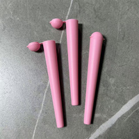 Tube conique roulé anti-fuite avec bouchon à charnière intégré et couvercle à clapet, bonne étanchéité pour les produits de format voyage