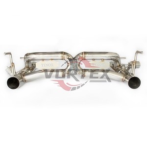 Sistema de escape trasero de acero inoxidable Vortex Racing para Ferrari 488, piezas de mejora del sonido del tubo de escape. - Product Image 3