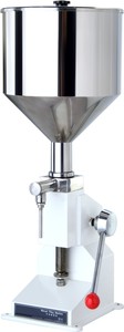 A03 1000BPH yarı otomatik pnömatik dolum makinesi suyu bal süt su içecek kimyasalları cam şişeler için - Product Image 4
