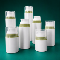 Flacon pompe sans air de luxe pour cosmétiques, 30ml, 50ml, 80ml, 100ml, 120ml, 150ml, 200ml, flacon à vide pour lotion, emballage OEM ODM pour soins de la peau
