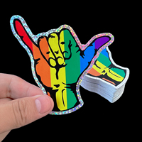 Pegatina de Vinilo Personalizada Resistente a los Rayos UV, Pegatinas Troqueladas Impermeables, Pegatinas con Logotipo Personalizado para Negocios, Envío Rápido