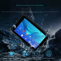 Tablette durcie Android 14 5G de 10 pouces 1920x1200 avec CAN BUS et RS232, large plage de température, pour l'inspection des équipements de réseau électrique et des postes de transformation