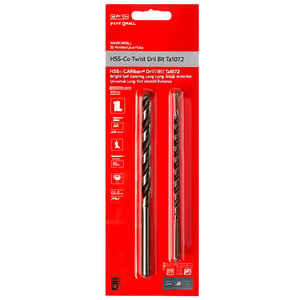 Hss-Co Twist <b>Drill</b> <b>Bit</b> Ta1072 Bright Self Centering <b>Long</b> Series Universal For All Materials - Product Image 2
