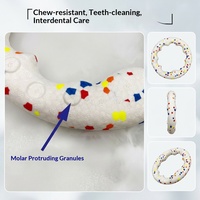 Jouet pour chien et chat ETPU, anneau de traction pour grands chiens, durable, résistant à la mastication, pour jeu interactif, jouet de tirage, jouet éducatif pour le nettoyage des dents, jouet à lancer