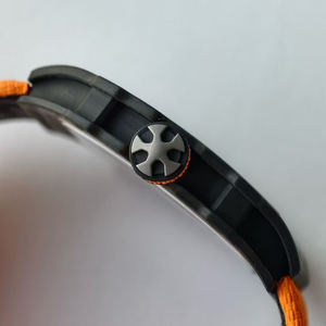 Montre automatique squelette de mode de qualité 5A, 7,8 mm, pour hommes, boîtier en fibre de carbone, verre saphir, aiguilles, montre-bracelet sport de haute qualité - Product Image 3