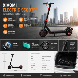 Vélo électrique léger EU 350W 36V avec batterie, vitesse 25-35 km/h, frein à disque pour adultes - Product Image 3