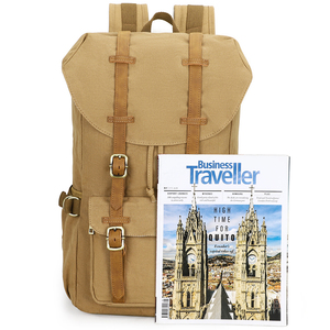 Sac à <span class=keywords><strong>dos</strong></span> vintage en toile haute capacité, randonnée, voyage, sac à <span class=keywords><strong>dos</strong></span> pour ordinateur portable 15,6 pouces, pour hommes et femmes, sac à <span class=keywords><strong>dos</strong></span> décontracté, sac à <span class=keywords><strong>dos</strong></span> - Product Image 5