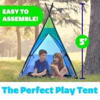 Tienda de campaña tipi portátil personalizada al por mayor para niños, para interiores