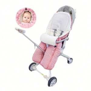 Sac de couchage d'extérieur pour bébé, hypoallergénique, pour nouveau-né, bébé, nourrisson, sac de couchage d'hiver en duvet avec pieds - Product Image 1