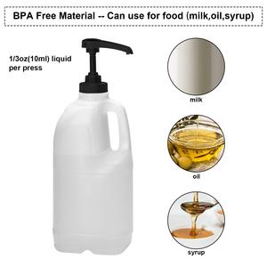 BPA-무료 펌프 뚜껑 상단 38/400 갤런 저그 펌프 디스펜서 가장 적합 1 갤런 저그 및 컨테이너 교체 갤런 펌프