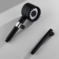 Pommeau de douche moderne en ABS pour spa avec économie d'eau à haute pression et fonctions multifonctionnelles de pluie et de massage Accessoire pour robinet de salle de bain