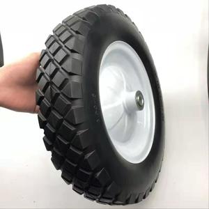 8 ''10'' 13 ''14''16'' Zoll Pu Foam Flat Free Schubkarre Rad und Reifen für Wagon Cart Rasenmäher Hand Truck - Product Image 5