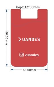Vente en gros de porte-cartes de téléphone personnalisés <span class=keywords><strong>pas</strong></span> chers, portefeuille pour téléphone portable, porte-cartes en silicone - Product Image 2