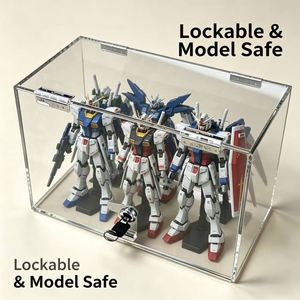 Hinged Acrylic Display Box with Key Lock, Dust Proof Security Case for Wine Bottles & Liquor Collection - Product Image 6