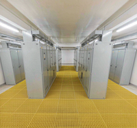Grilles en PRV non conductrices, panneaux de sol isolants électriques en GRP pour salle de poste de transformation