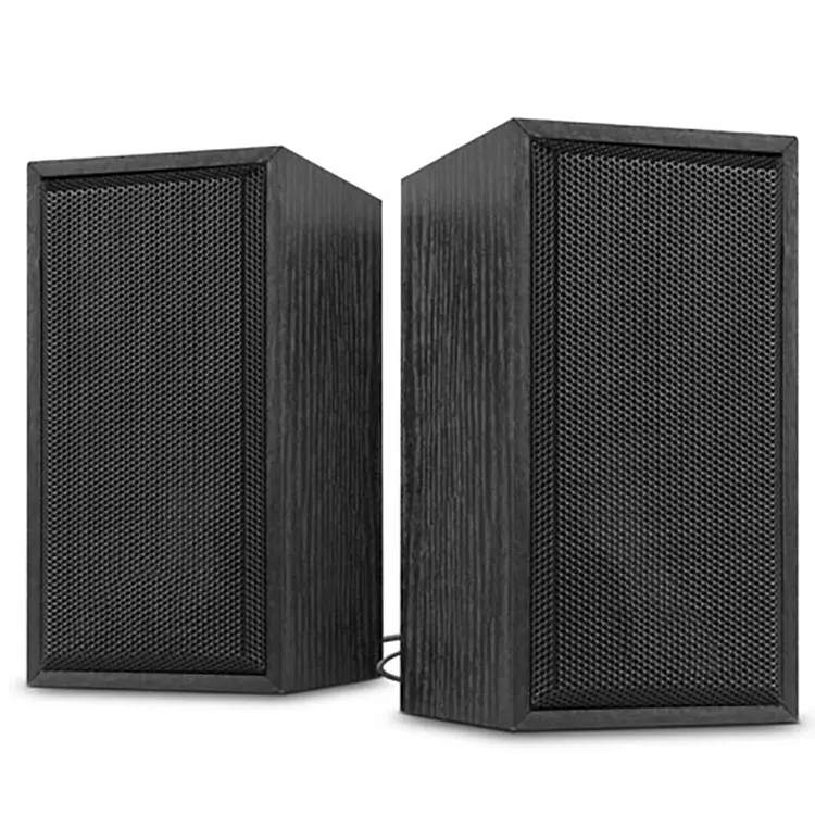 Speaker 2023 komputer rumah tangga kayu multimedia surround jernih suara PC bass model klasik baru 2.0