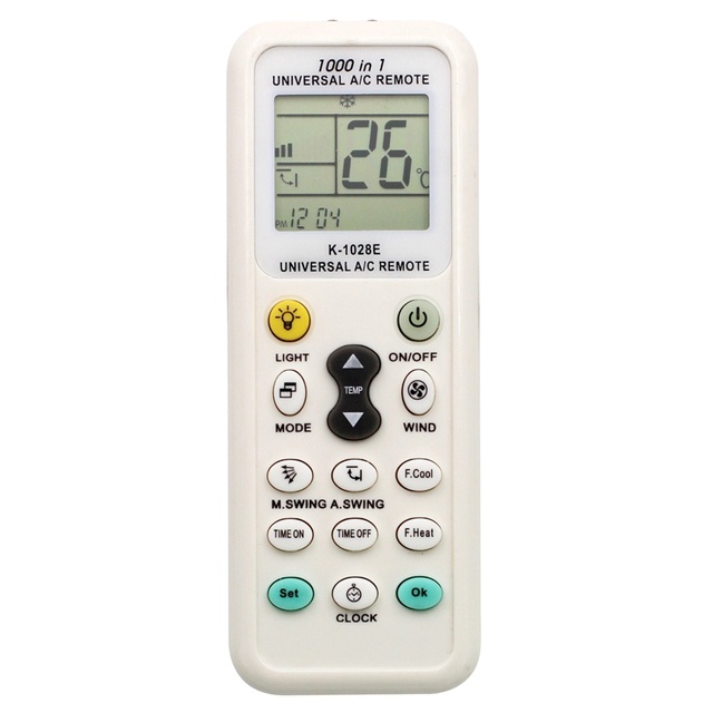 1000 in 1 Universal Wireless Remote Control K-1028E AC Digital LCD Remote Control for Air Conditioner