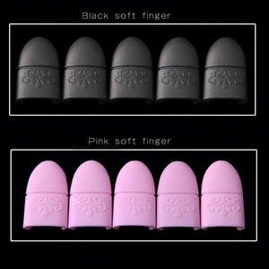 10 pièces/sac Silicone Gel vernis à ongles Clip tremper dissolvant vernis dégraissant nettoyant pour ongles Wrap plastique tremper capuchon manucure nettoyage des ongles - Product Image 3
