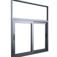 Fenêtres coulissantes antivol et étanches pour maisons, fenêtres en verre double coulissantes isolées.