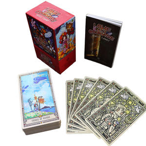 निर्माता निर्मित आकर्षक होलोग्राफिक टैरो कार्ड कस्टम प्रिंट सुरक्षात्मक पैकेजिंग के साथ - Product Image 3