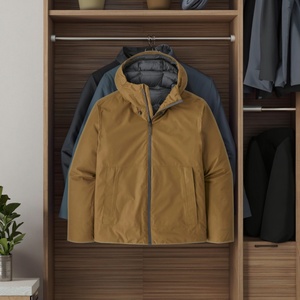 Chaqueta Acolchada Ligera para Hombre con Logotipo Personalizado, Cortavientos e Impermeable, con Cierre de Cremallera, Estilo Casual - Product Image 1