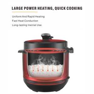 Ewant penanak nasi elektrik 6L, peralatan dapur rumah tangga, penanak nasi daya tinggi, memasak, penanak nasi listrik, baja antikarat, tekanan tinggi - Product Image 6