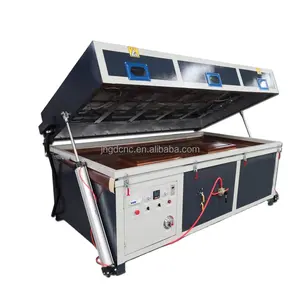 Máquina de termoformado al vacío, máquina formadora de vacío con mango de armario largo, película de Pvc para prensa de vacío