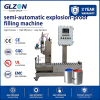 Système de remplissage automatique pour seaux de 1 à 5 gallons |   Ligne d'emballage de précision pour produits chimiques, peintures et adhésifs avec convoyeur intégré