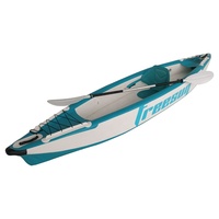 Bateau pneumatique FREESUN Canoekayak 4.1M, haute qualité, kayak à pagaies gonflable, logo personnalisé, canoekayak pour eaux vives, en vente.