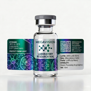 Etiqueta Autoadhesiva Personalizada para Viales, Diseño Nuevo, 3ml 10ml, Rollo de Etiquetas con Logotipo Impermeable - Product Image 4