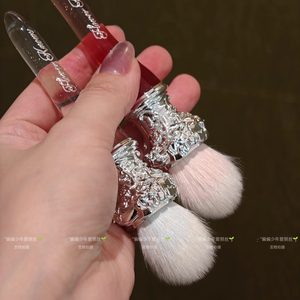 HUA ZHI XIAO Swan <span class=keywords><strong>Ballet</strong></span> Series Blush Brush Laine Moelleux Même Poudre Pick-up Doux Dotting Brush Cheek Silver - Product Image 4