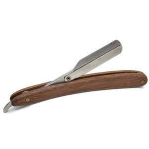 Rasoio a Mano Libera Pieghevole in Acciaio Inossidabile, Strumento per <span class=keywords><strong>Barba</strong></span>, Rasoio Dritto Durevole per Uomo, Logo Personalizzabile - Product Image 4