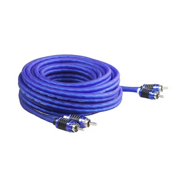 1.83M 2 CHANNEL 6000 SERIES RCA INTERCONNECT CABLE AUDIO SIGNAL for CAR
