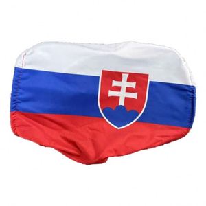 Bandera Personalizada con Logotipo Impreso en Poliéster y Spandex para Espejo Retrovisor de Coche - Product Image 1