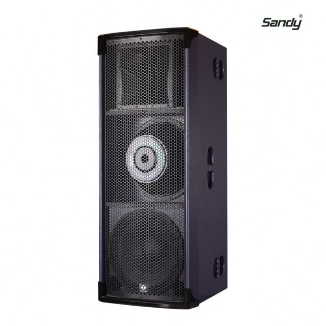 Sandy Audio Pro6.3 Dual 15" Two-Way Full-Range Speaker Remote Outdoor and Indoor Show Speaker 1800W